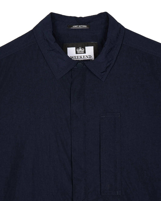 Weekend Offender Porter Over-Shirt Navy - RD1 Clothing