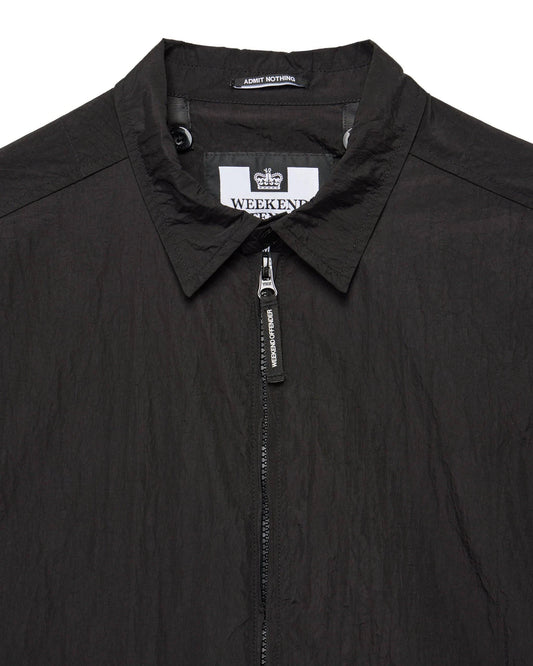 Weekend Offender Vinnie Over-Shirt Black - RD1 Clothing