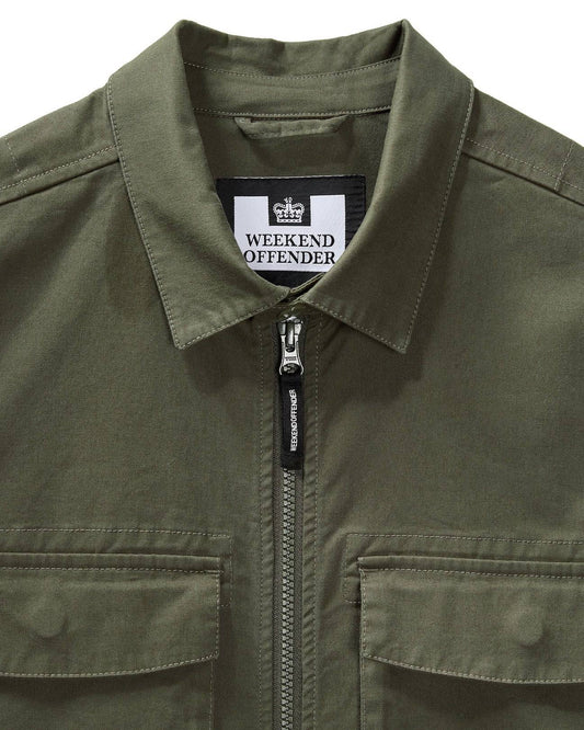 Weekend Offender Formella Over-Shirt Castle Green - RD1 Clothing