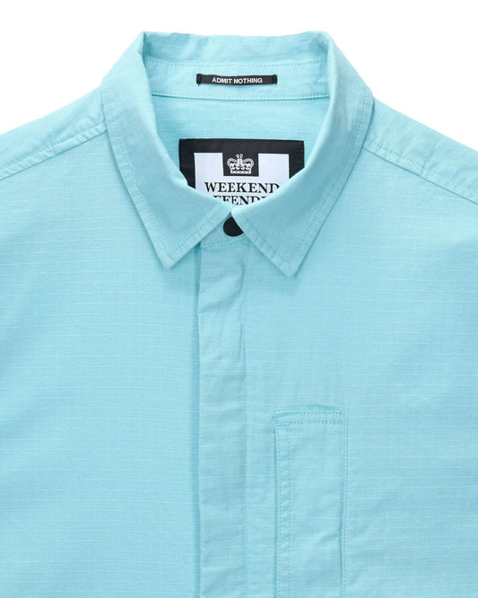 Weekend Offender Porter Over-Shirt Saltwater Blue - RD1 Clothing