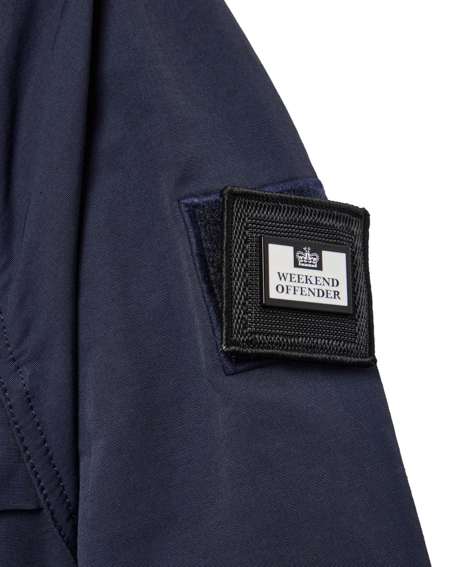 Weekend Offender Wynwood Quarter Zip Overtop Jacket Navy - RD1 Clothing