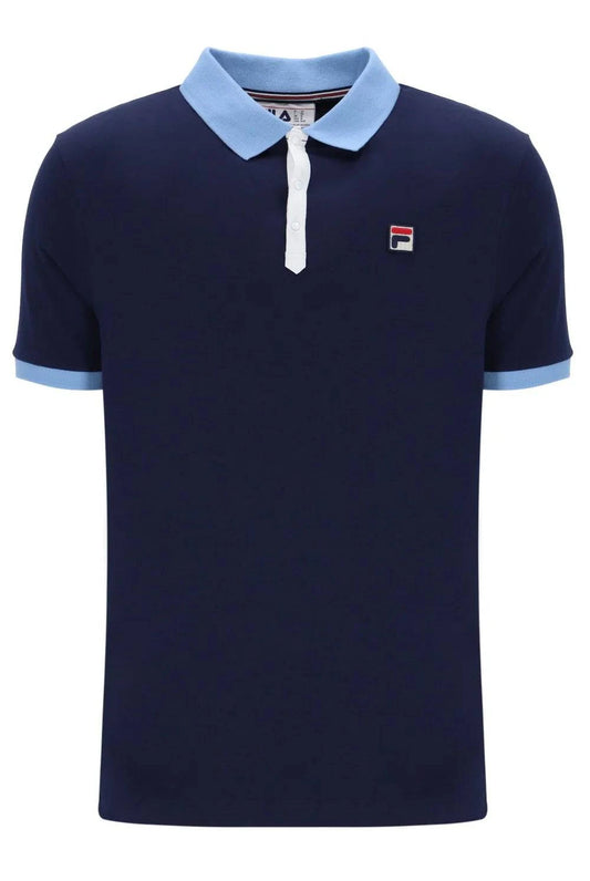 Fila Panatta 2 Short Sleeve Polo Navy - RD1 Clothing