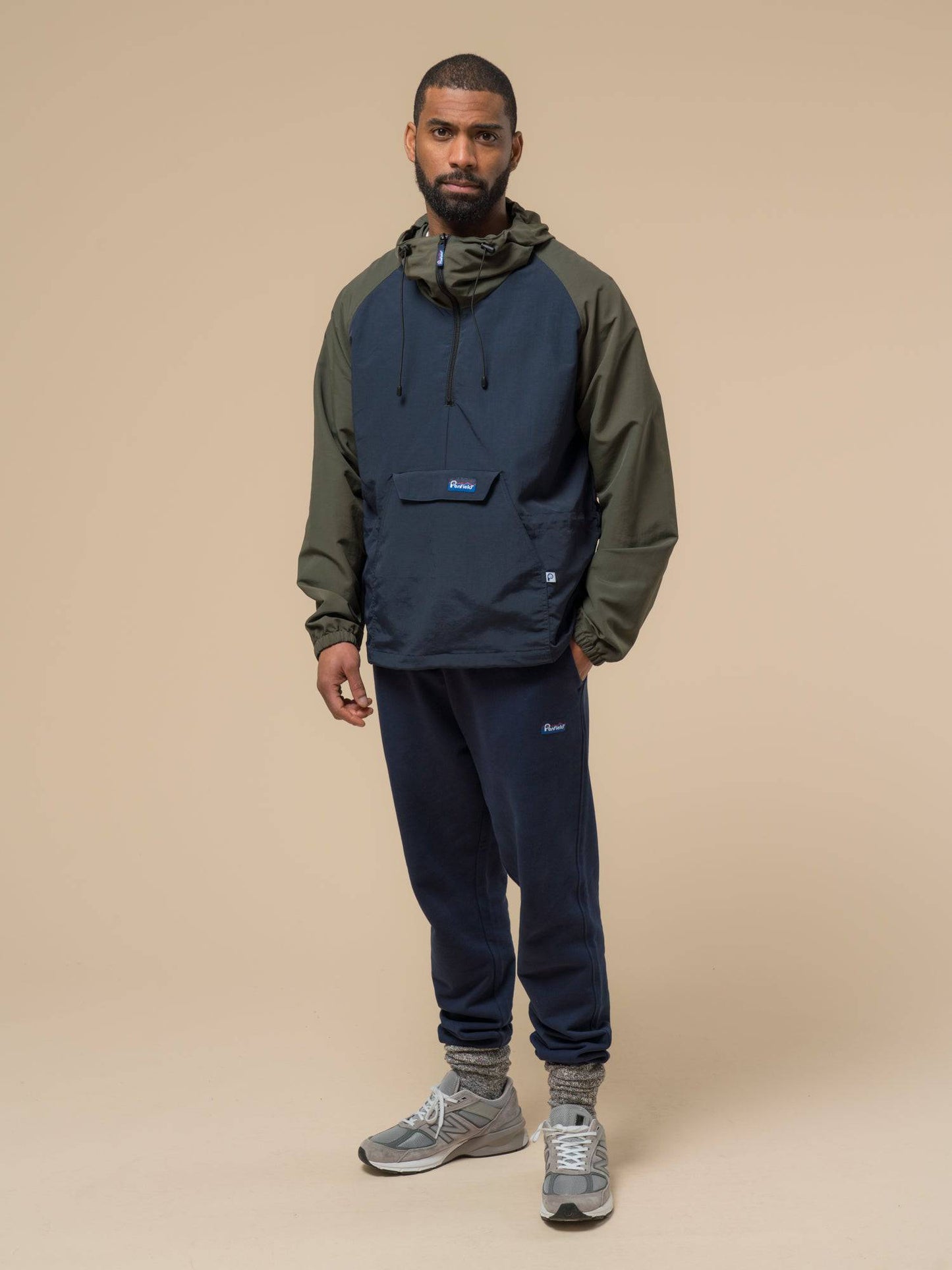 Penfield Pac Jac – Packable Anorak in Forest Green/Navy - RD1 Clothing