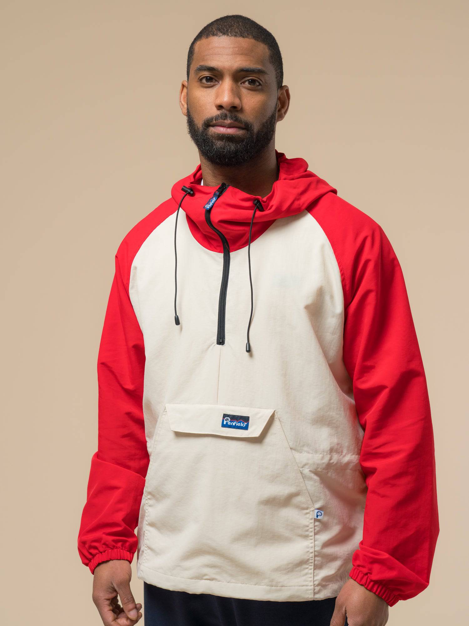Penfield Pac Jac – Packable Anorak in True Red/Dove - RD1 Clothing