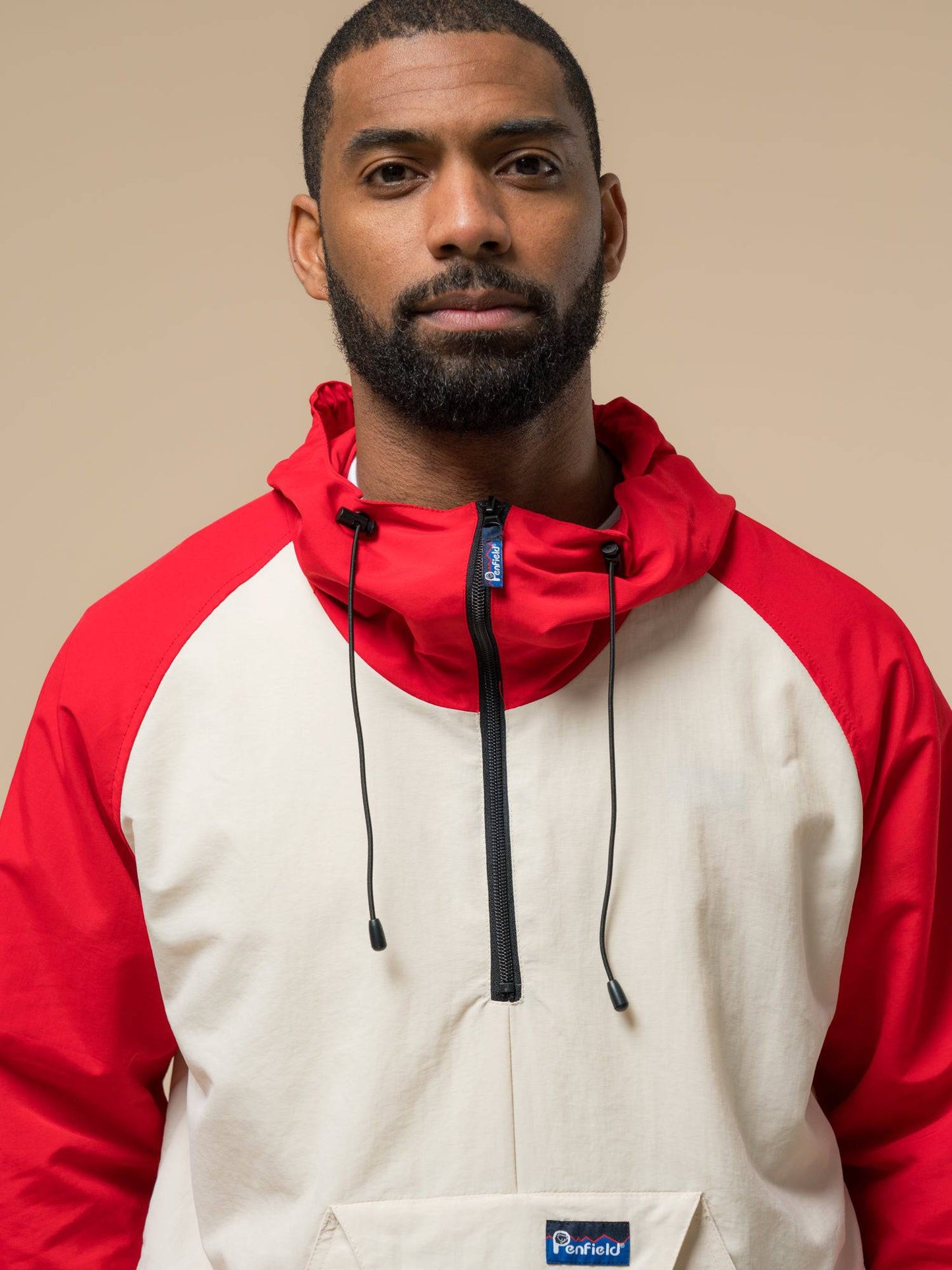Penfield Pac Jac – Packable Anorak in True Red/Dove - RD1 Clothing