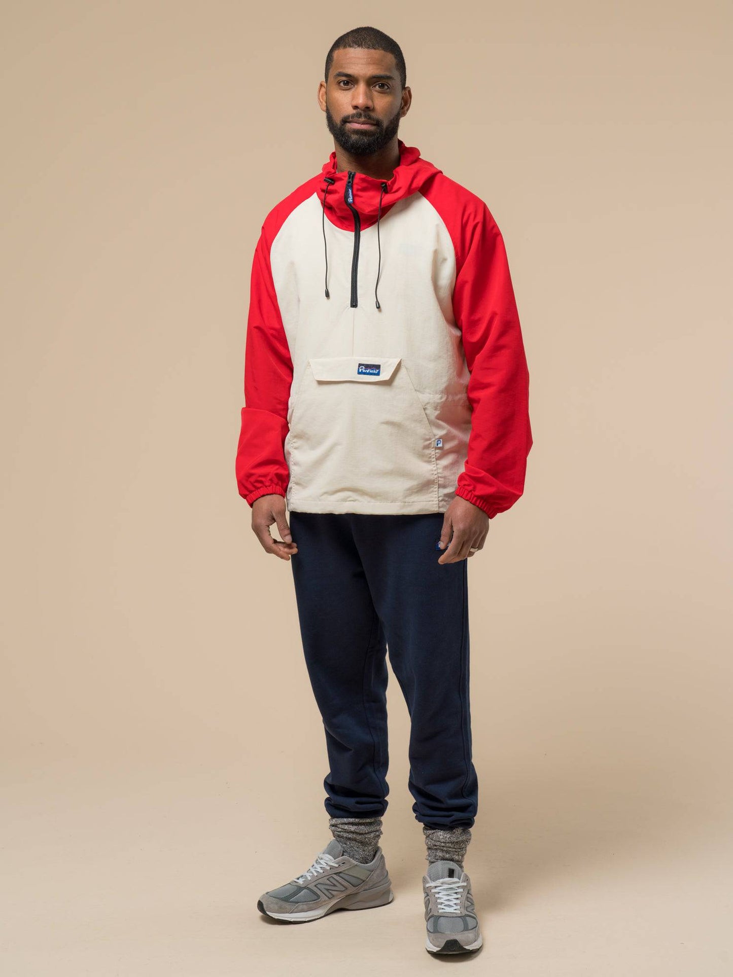 Penfield Pac Jac – Packable Anorak in True Red/Dove - RD1 Clothing