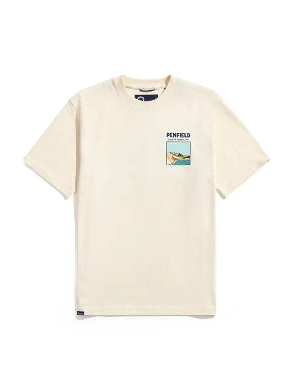 Penfield Block Landscape Graphic T-shirt Vanilla Ice - RD1 Clothing