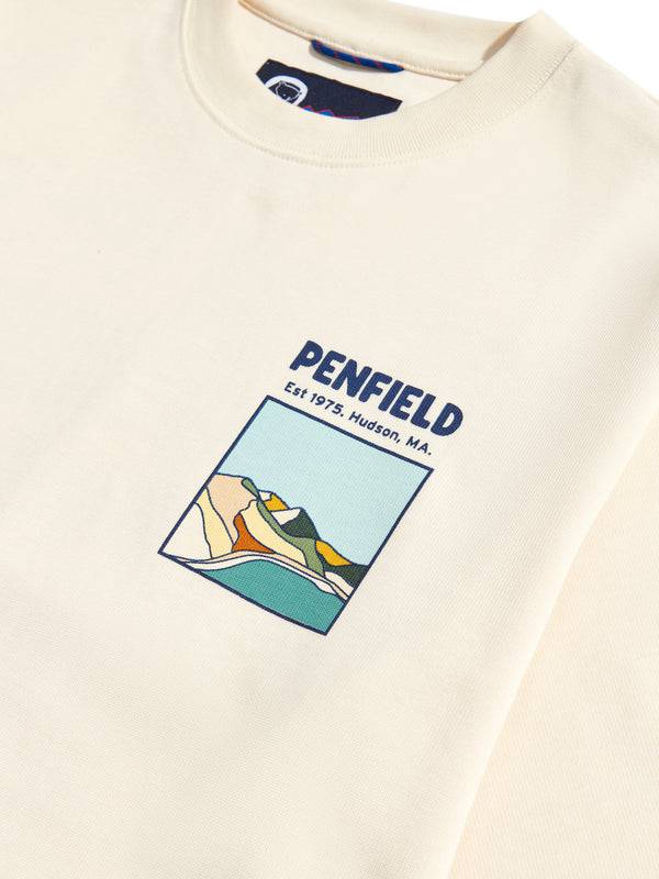 Penfield Block Landscape Graphic T-shirt Vanilla Ice - RD1 Clothing