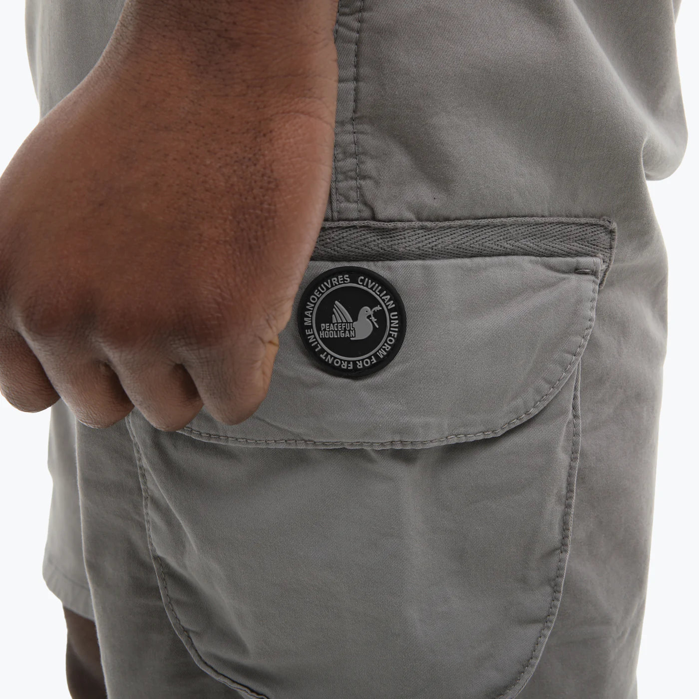 Peaceful Hooligan Bunker Shorts Bunker Shorts Griff Grey - RD1 Clothing