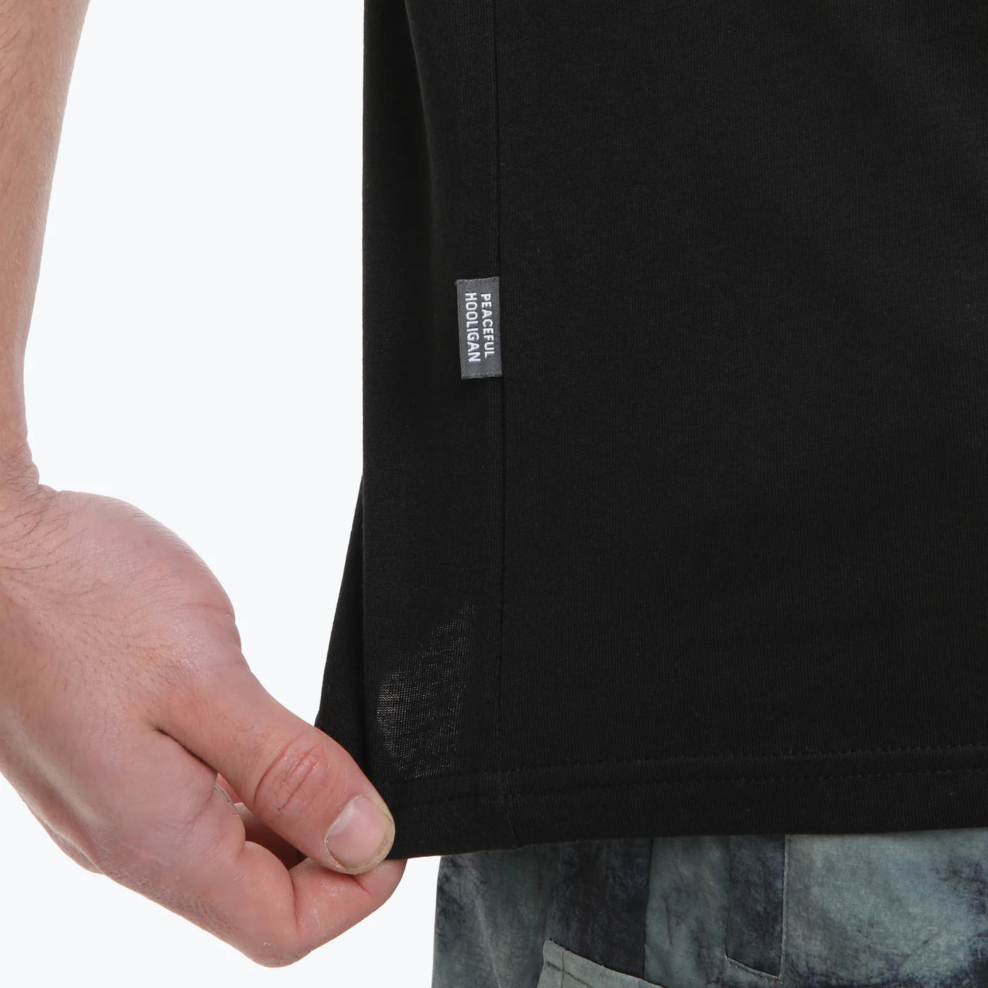 Peaceful Hooligan Framed Camo T-Shirt Black/Mediterranean - RD1 Clothing