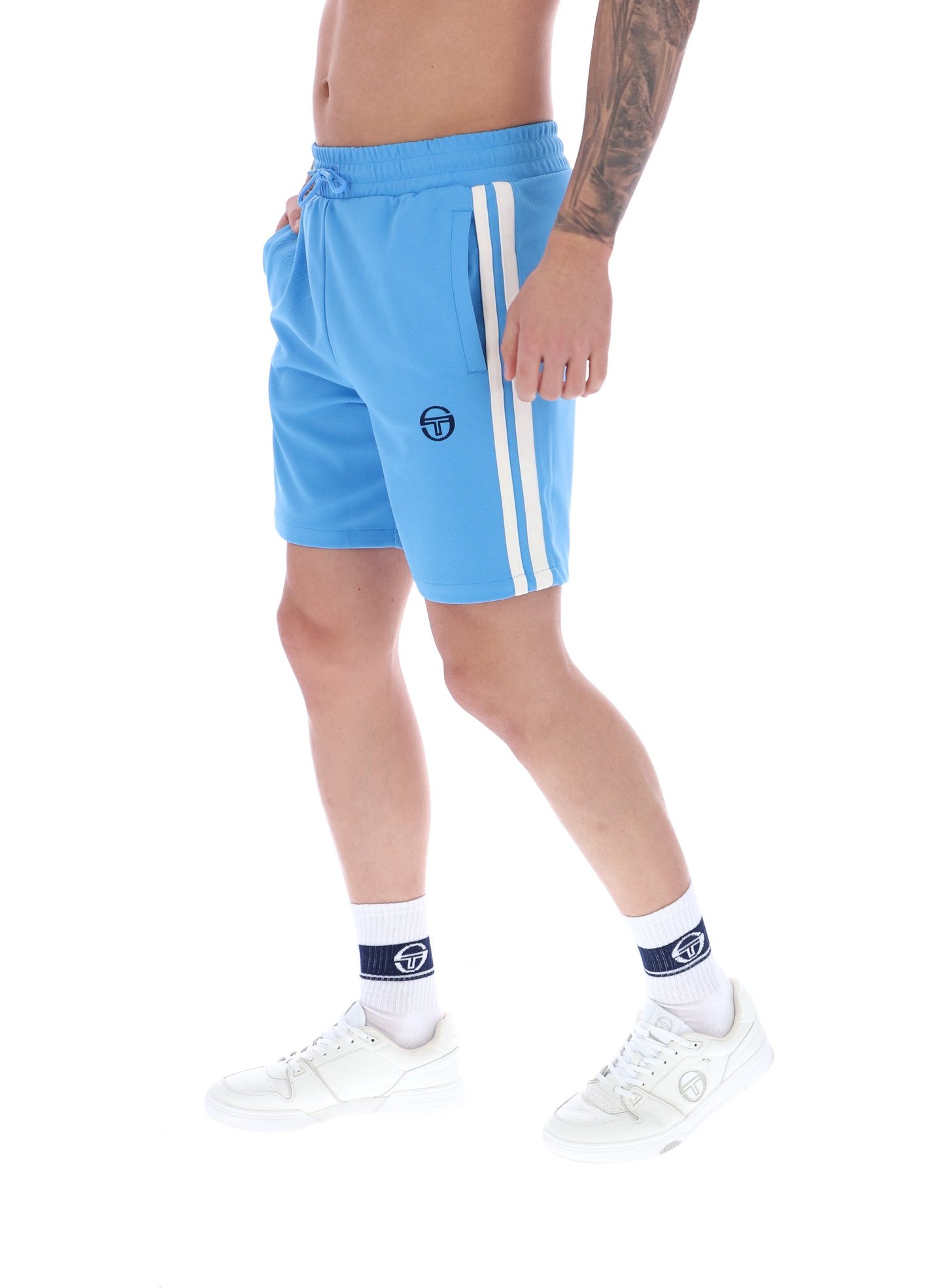 Sergio Tacchini Pietrapertosa Short Azure Blue/White