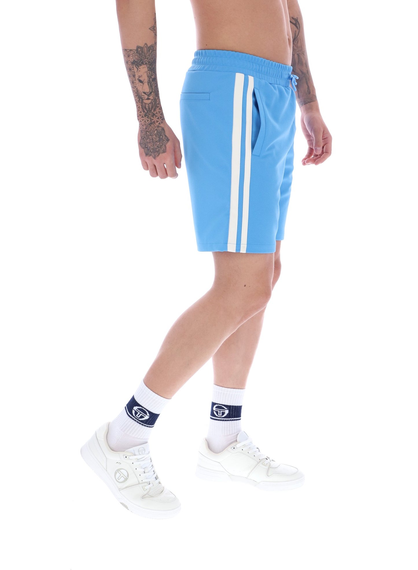 Sergio Tacchini Pietrapertosa Short Azure Blue/White