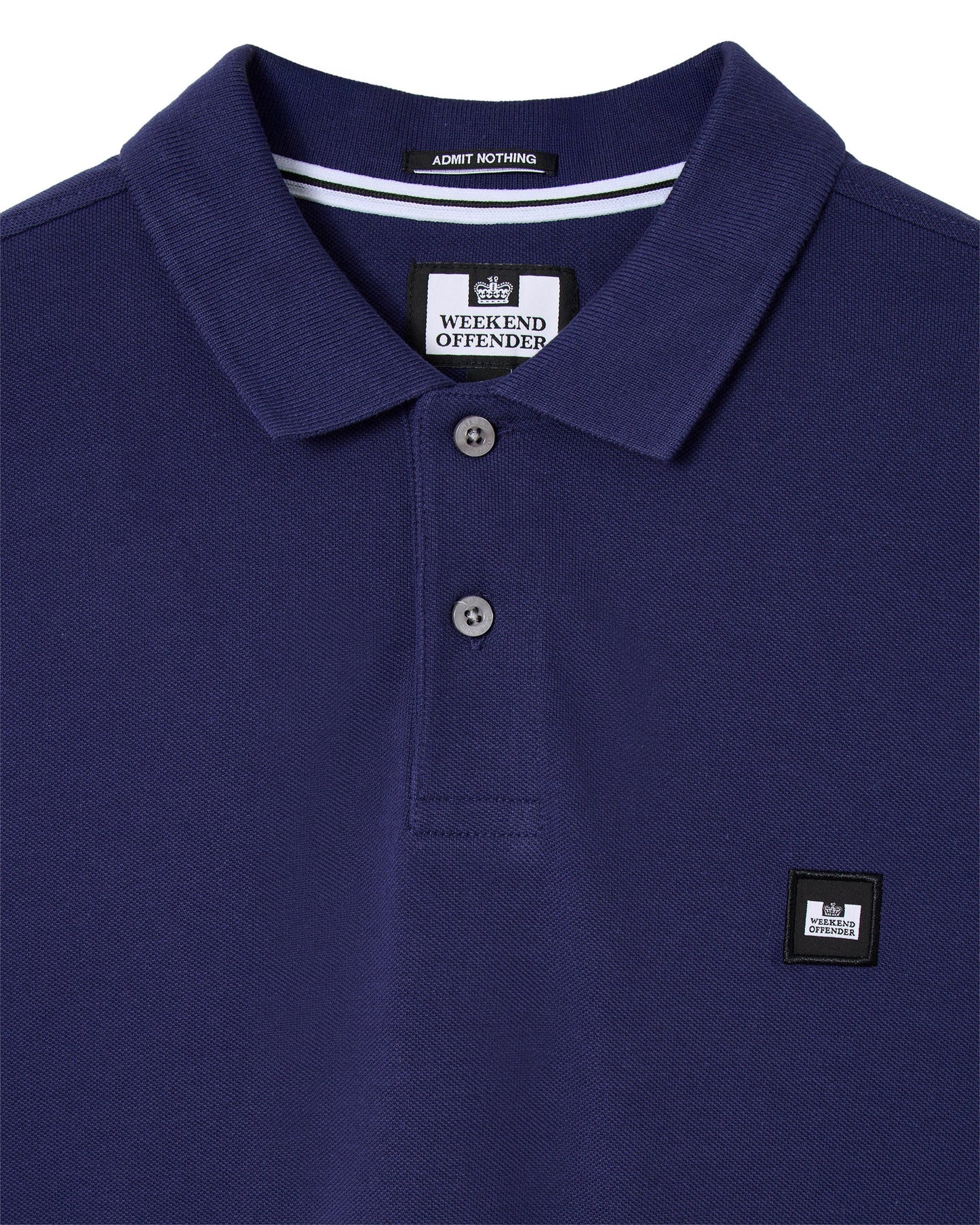 Weekend Offender Heathcote Polo Shirt Dark Sapphire