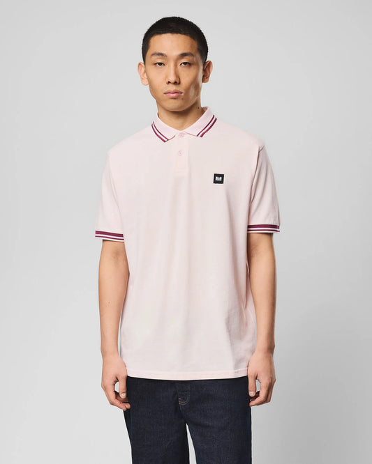 Weekend Offender Levanto Polo Shirt Soft Pink/Kirsch