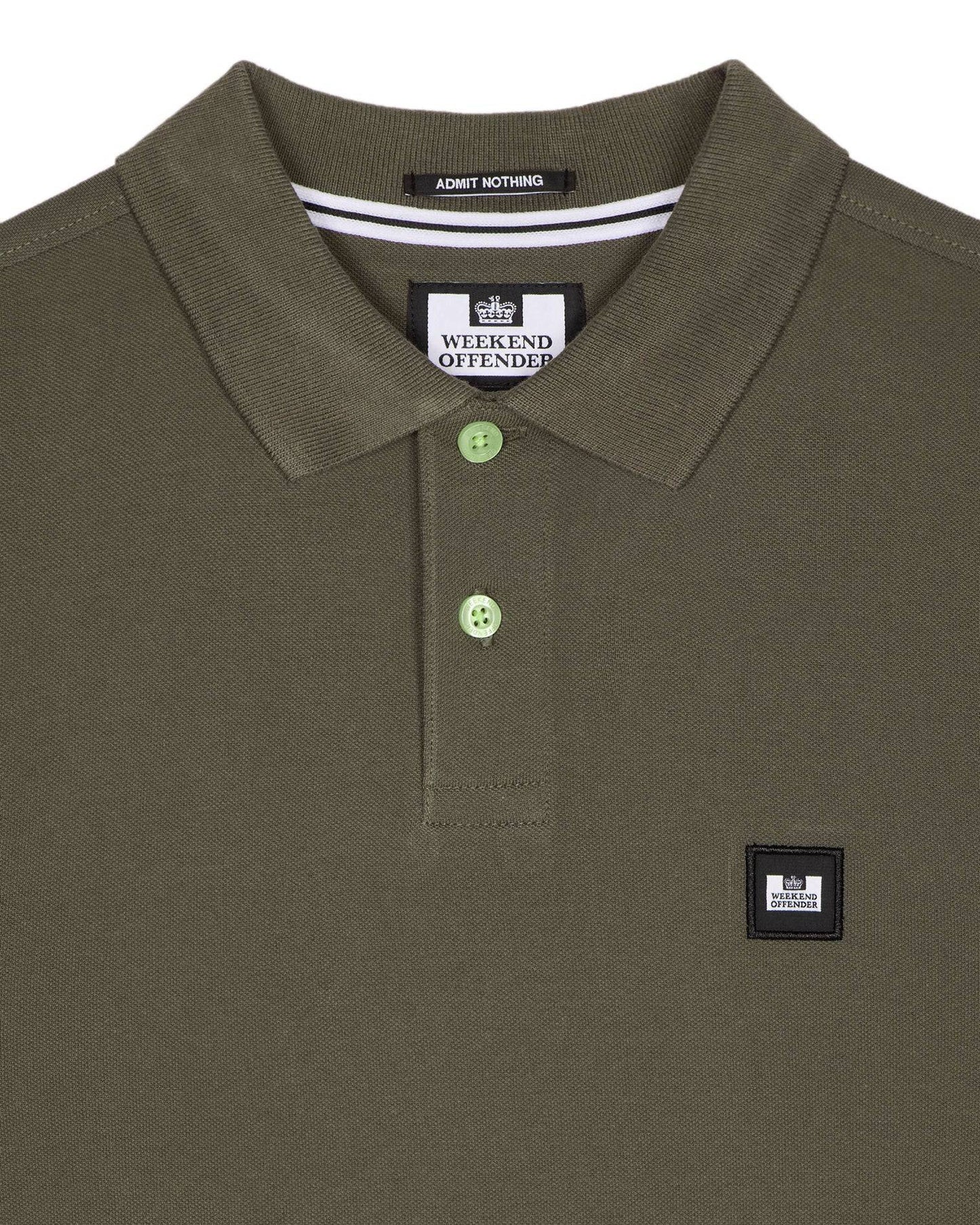 Weekend Offender Caneiros Polo Shirt Castle Green - RD1 Clothing