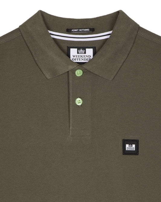 Weekend Offender Caneiros Polo Shirt Castle Green - RD1 Clothing