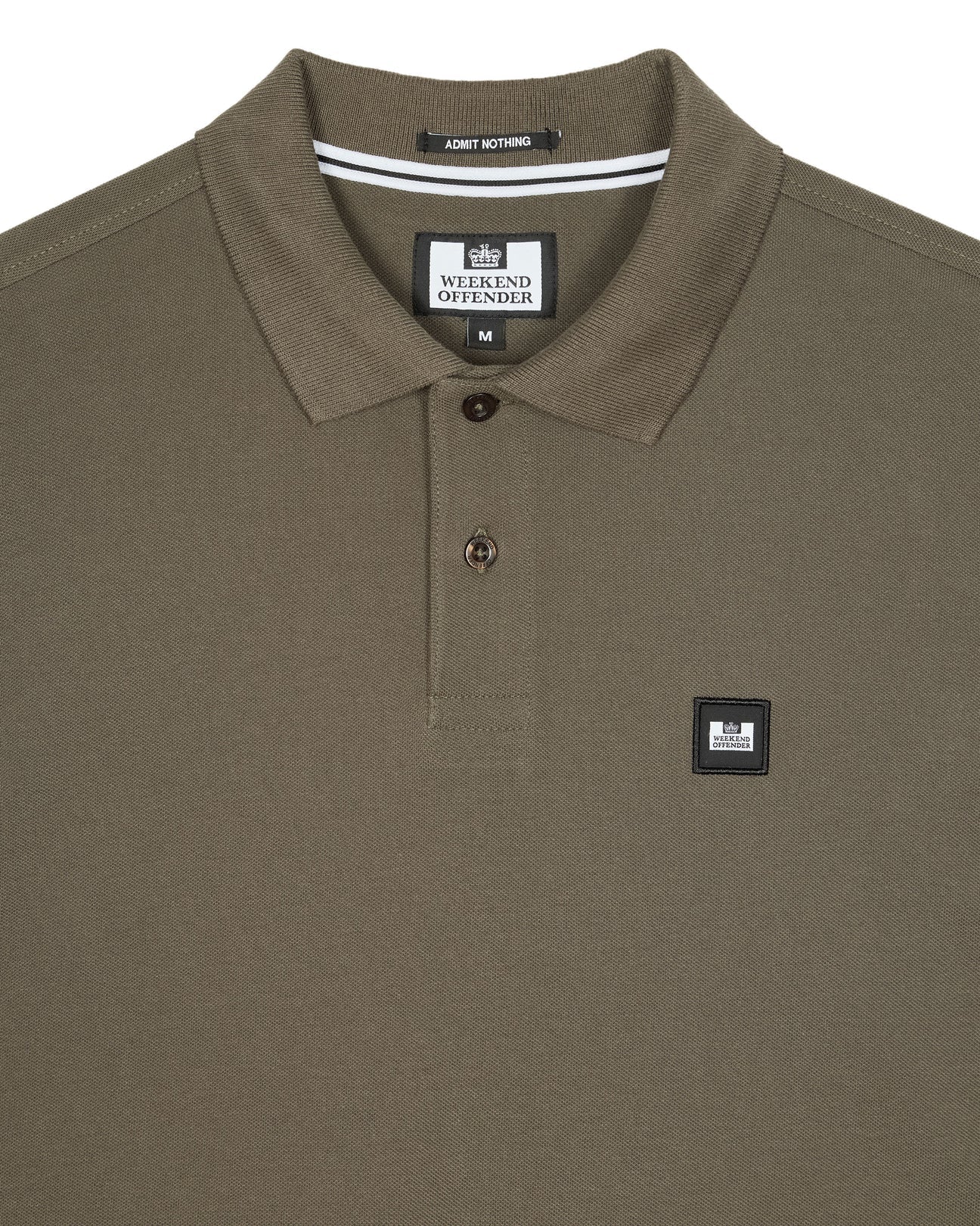 Weekend Offender Dice Polo Shirt Castle Green