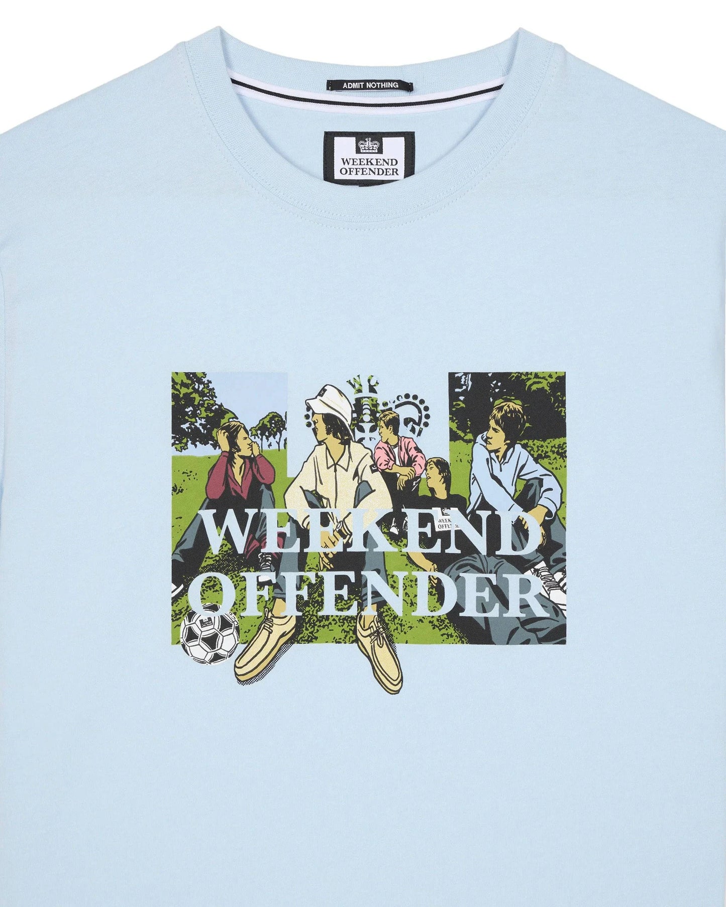 Weekend Offender Hymns T-Shirt Light Blue - RD1 Clothing