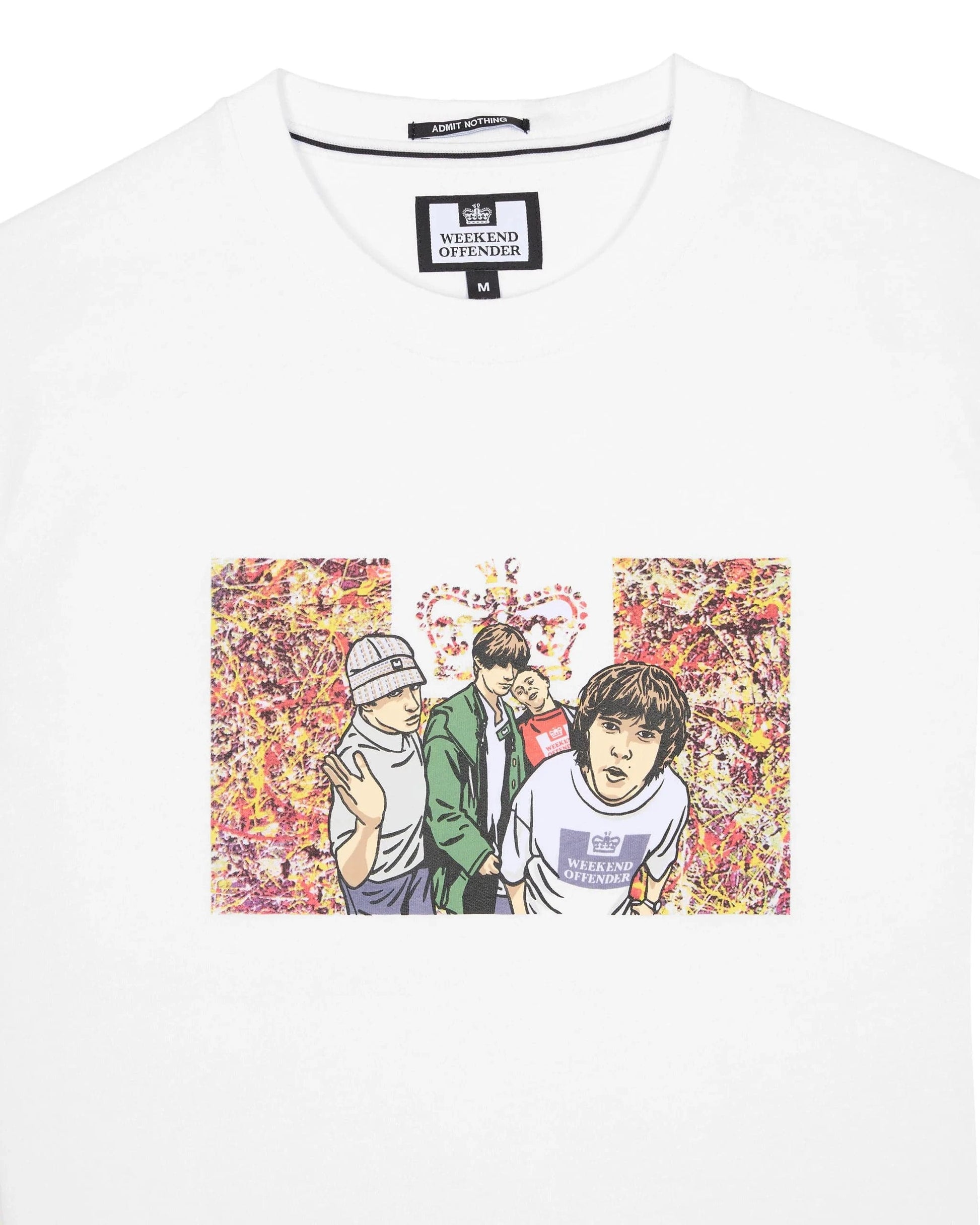 Weekend Offender Number 5 T-Shirt White - RD1 Clothing
