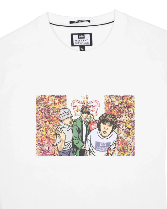 Weekend Offender Number 5 T-Shirt White - RD1 Clothing