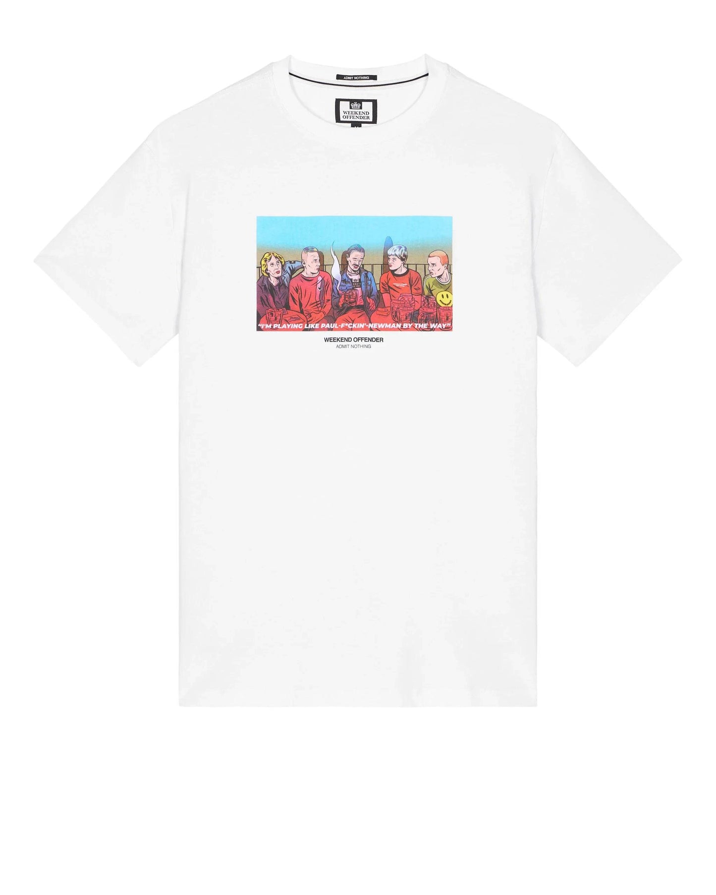 Weekend Offender Crosslands T-Shirt White - RD1 Clothing