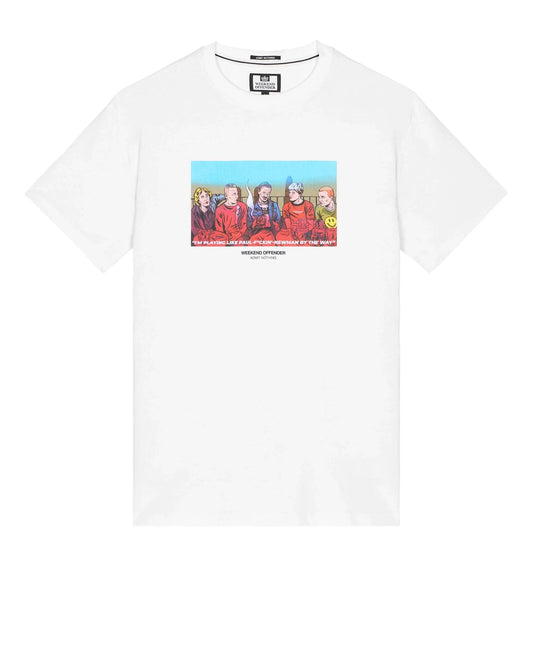 Weekend Offender Crosslands T-Shirt White - RD1 Clothing