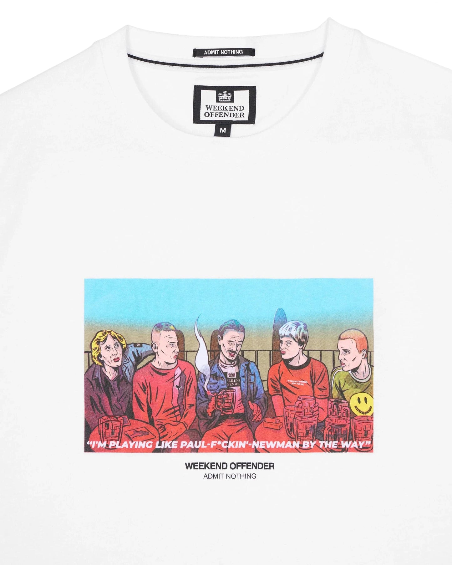 Weekend Offender Crosslands T-Shirt White - RD1 Clothing