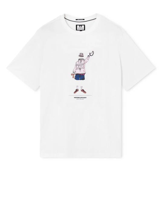 Weekend Offender Hassen Graphic T-Shirt White - RD1 Clothing