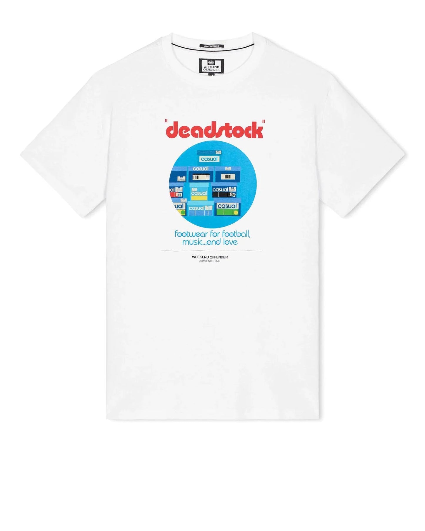 Weekend Offender Deadstock Graphic T-Shirt White - RD1 Clothing