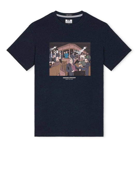 Weekend Offender Wyndham Graphic T-Shirt Navy - RD1 Clothing