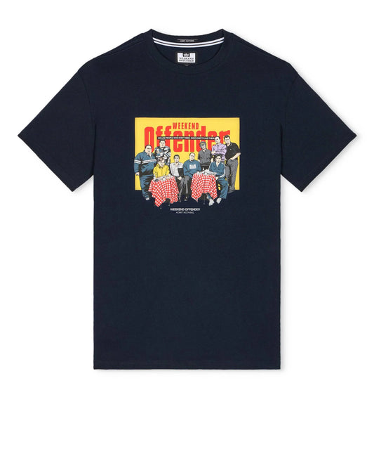Weekend Offender Satriale's Graphic T-Shirt Navy - RD1 Clothing