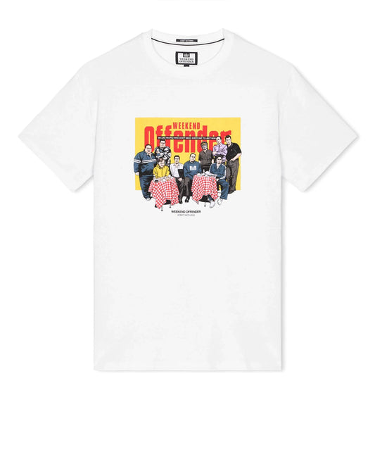 Weekend Offender Satriale's Graphic T-Shirt White - RD1 Clothing