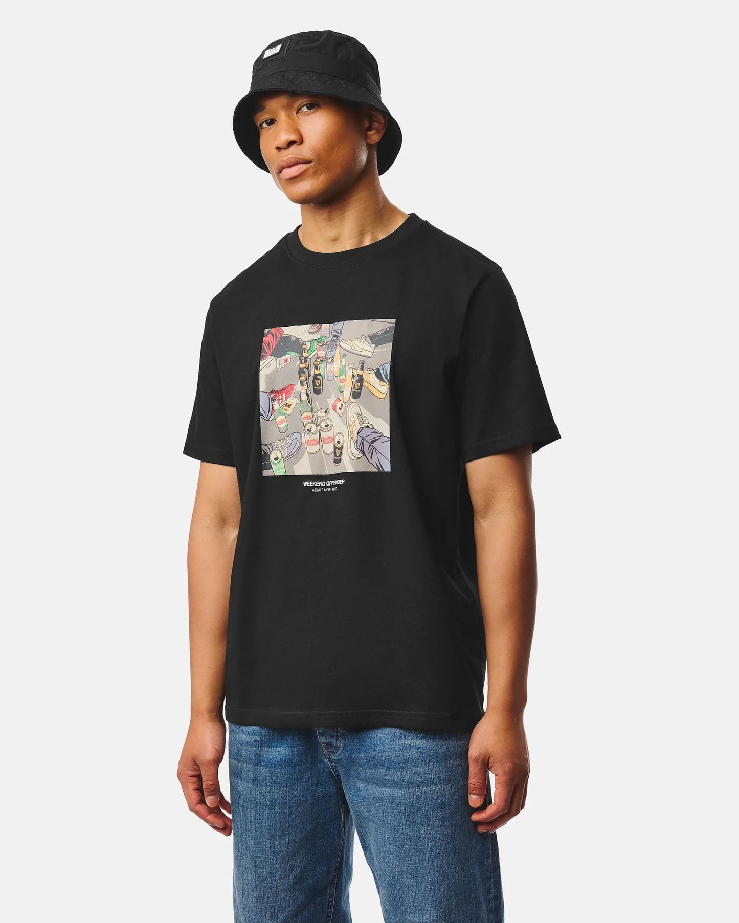 Weekend Offender Imbibo Graphic T-Shirt Black