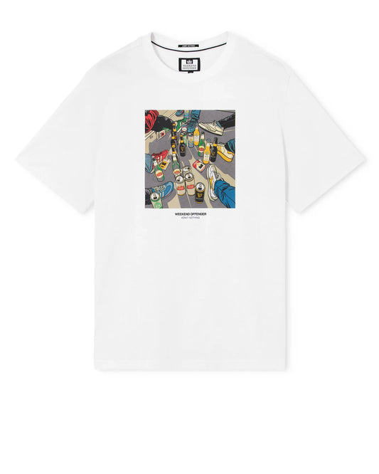 Weekend Offender Imbibo Graphic T-Shirt White