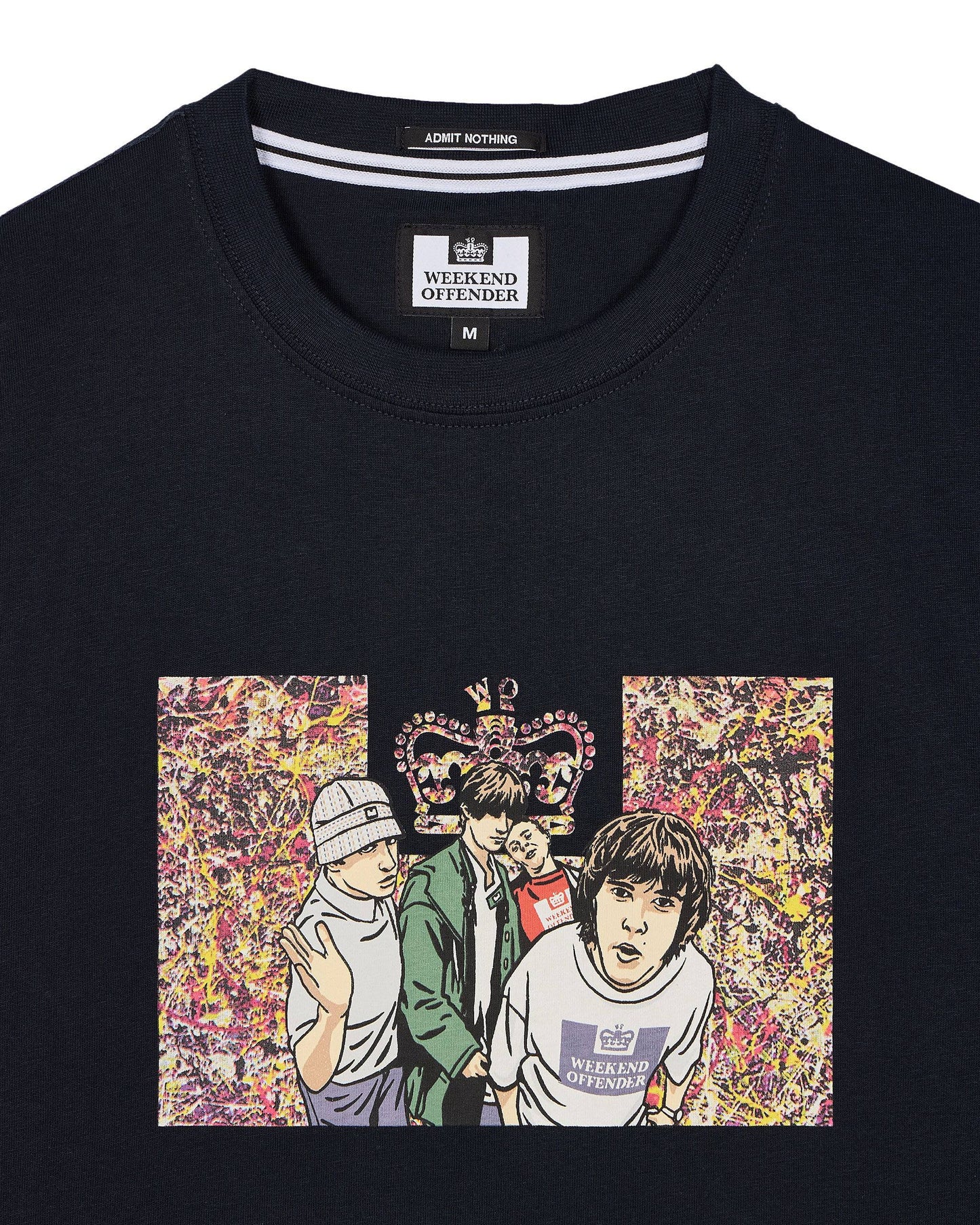 Weekend Offender Number 5 T-Shirt Navy - RD1 Clothing