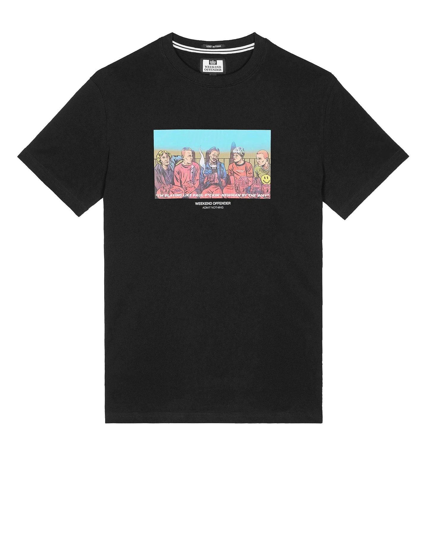 Weekend Offender Crosslands T-Shirt Black - RD1 Clothing