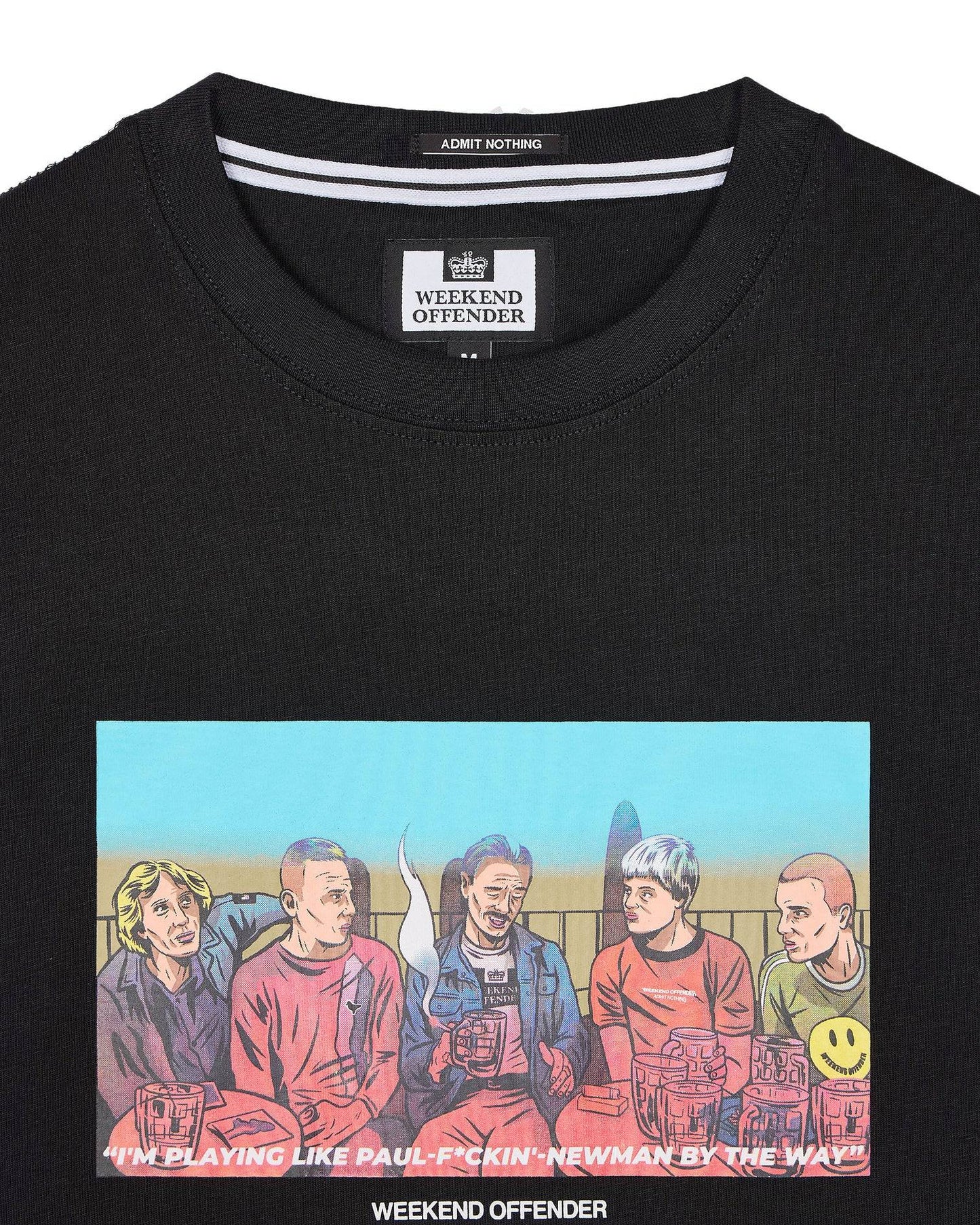 Weekend Offender Crosslands T-Shirt Black - RD1 Clothing