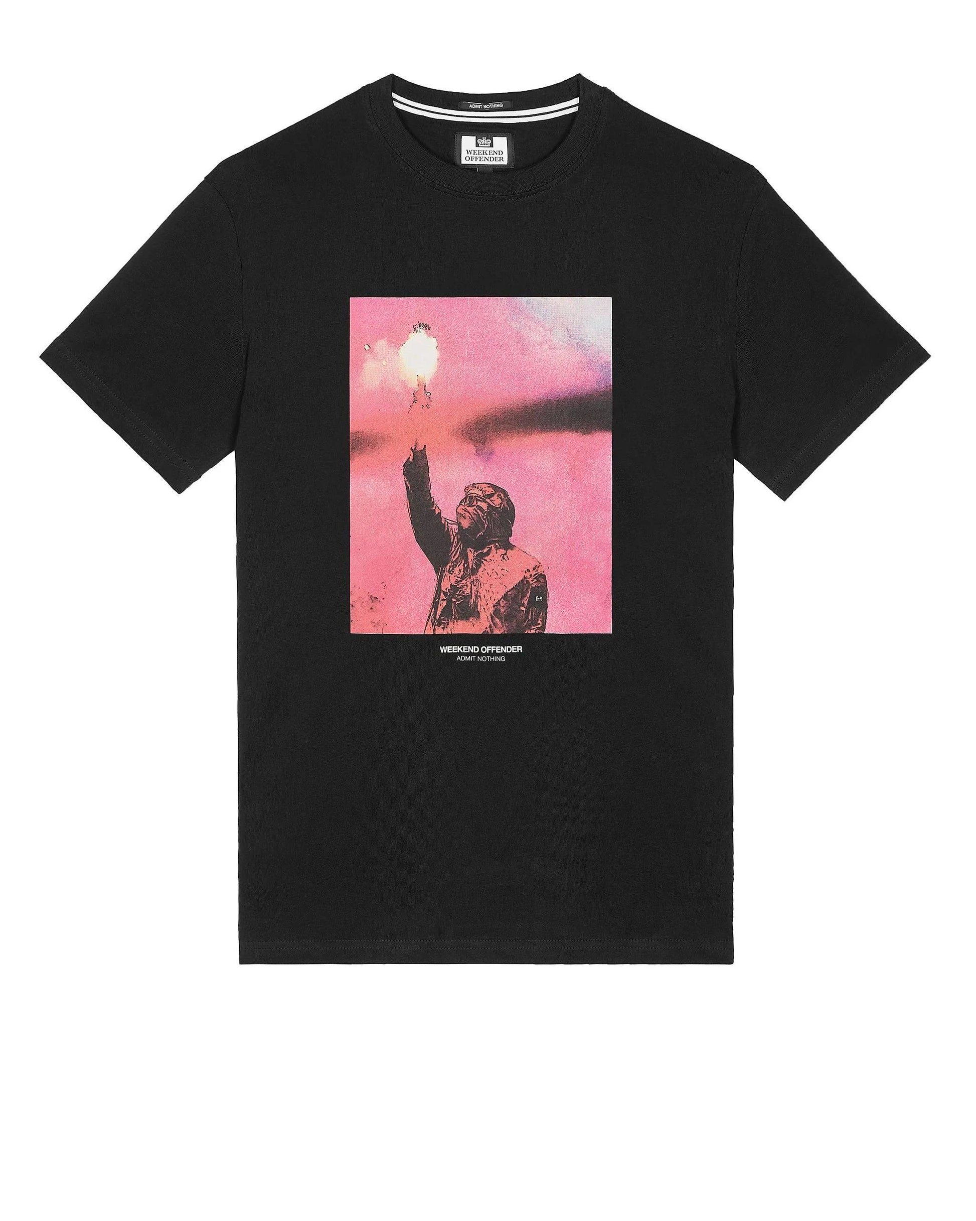 Weekend Offender Bagliore T-Shirt Black - RD1 Clothing