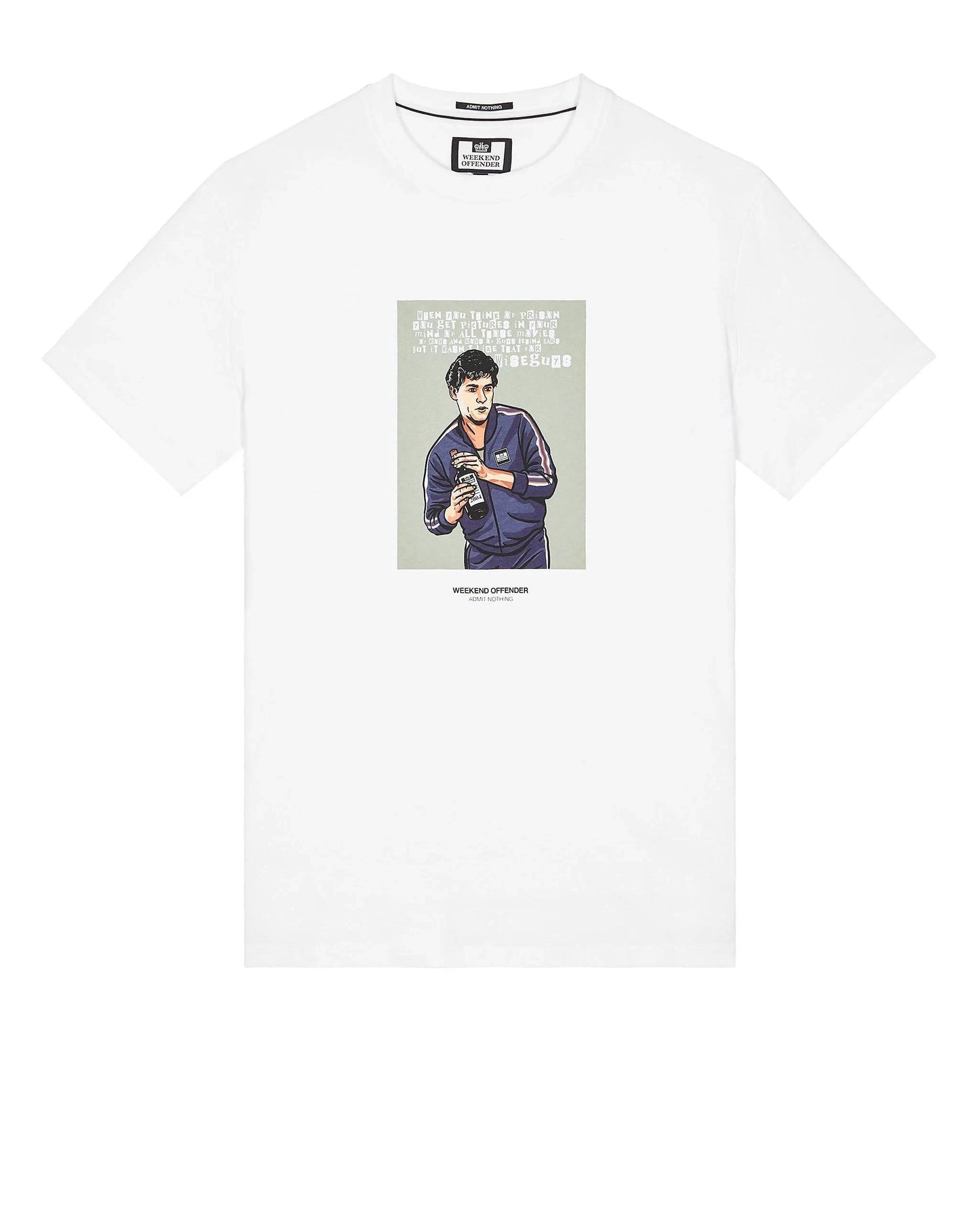 Weekend Offender The Joint T-shirt White - RD1 Clothing
