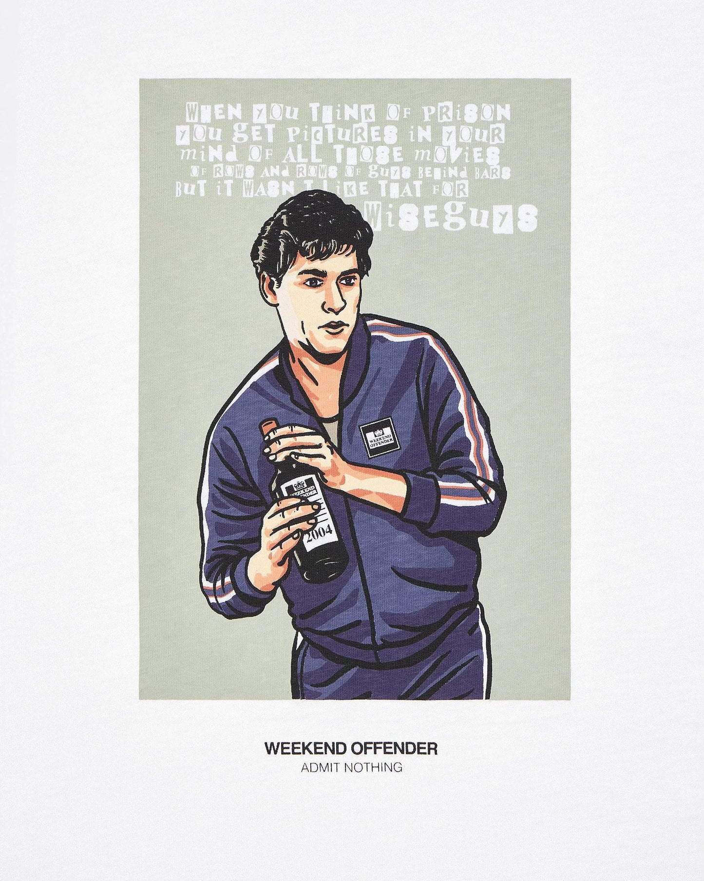 Weekend Offender The Joint T-shirt White - RD1 Clothing