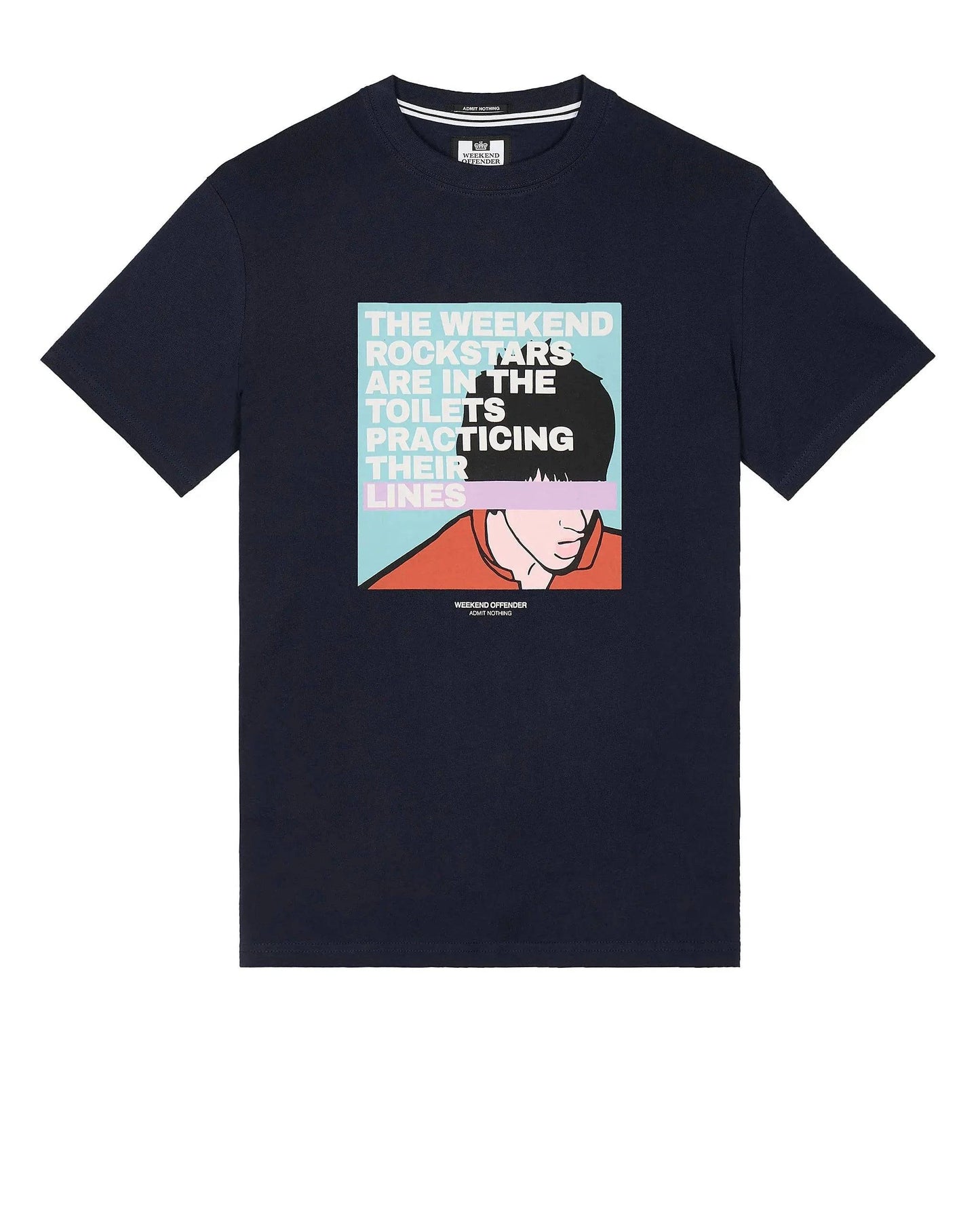 Weekend Offender San Francisco Tee in Navy