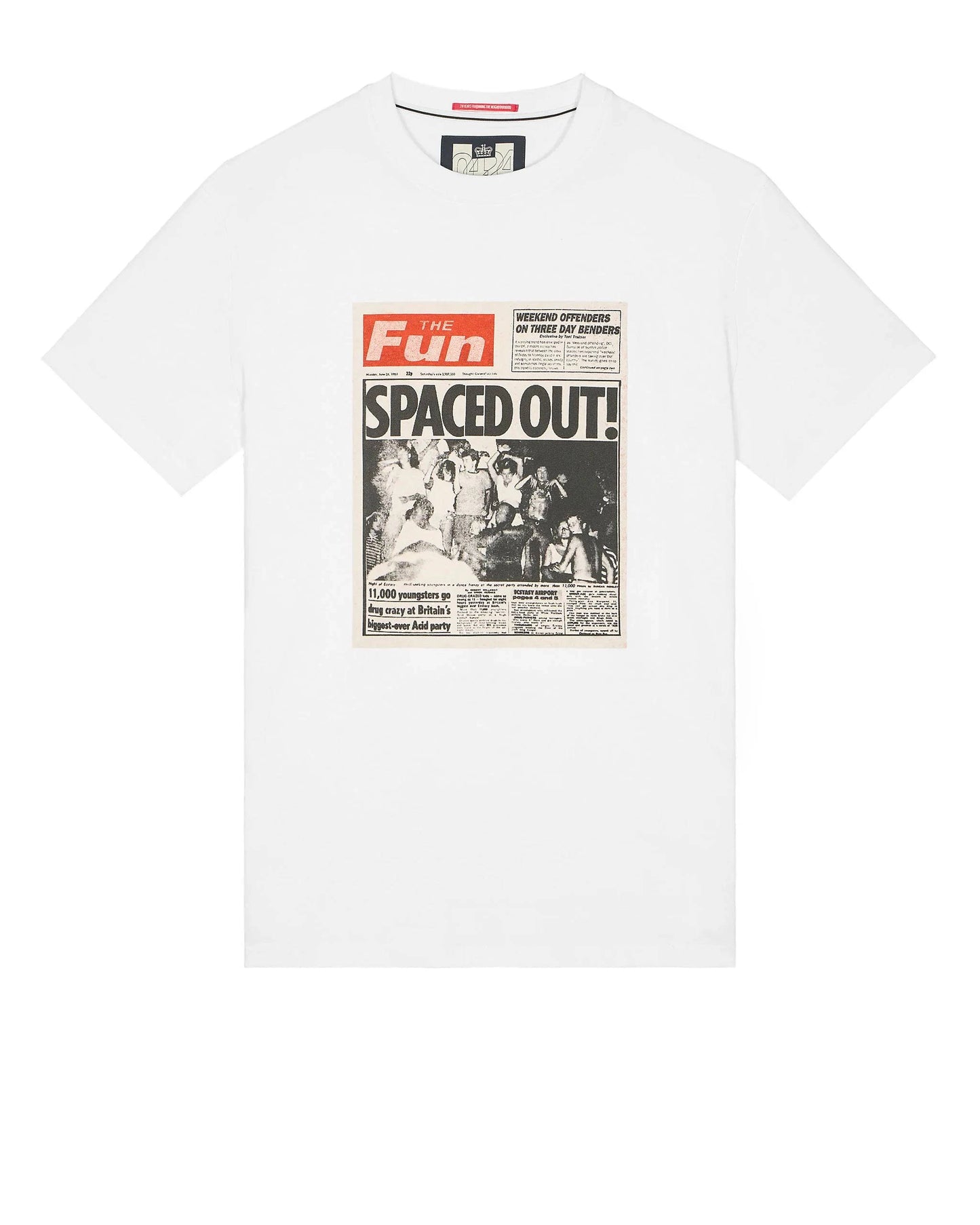 Weekend Offender The Fun Graphic T-Shirt White - RD1 Clothing