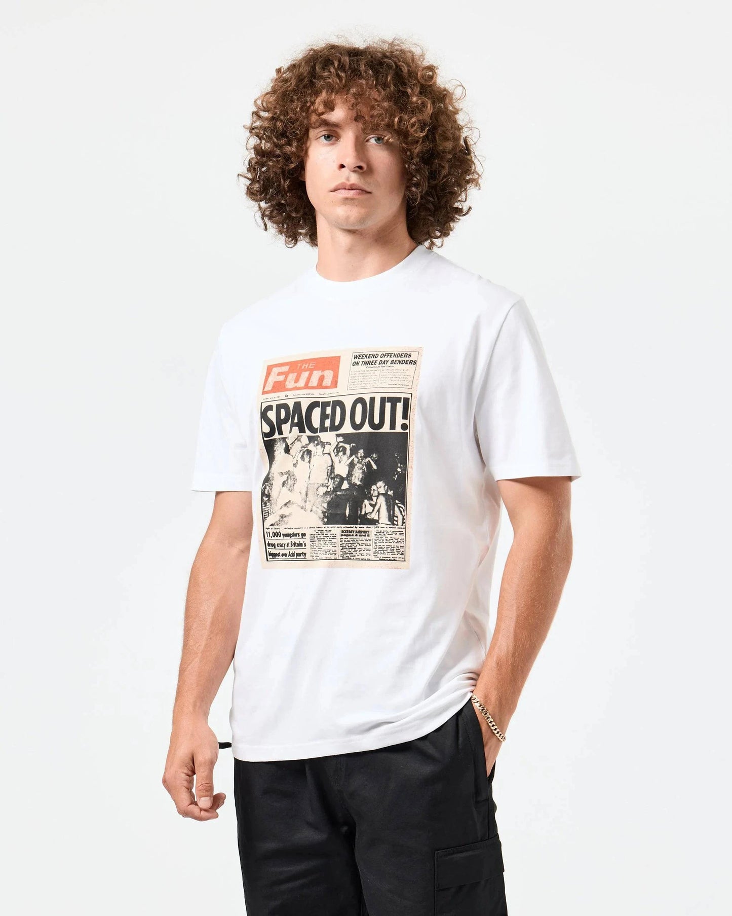 Weekend Offender The Fun Graphic T-Shirt White - RD1 Clothing