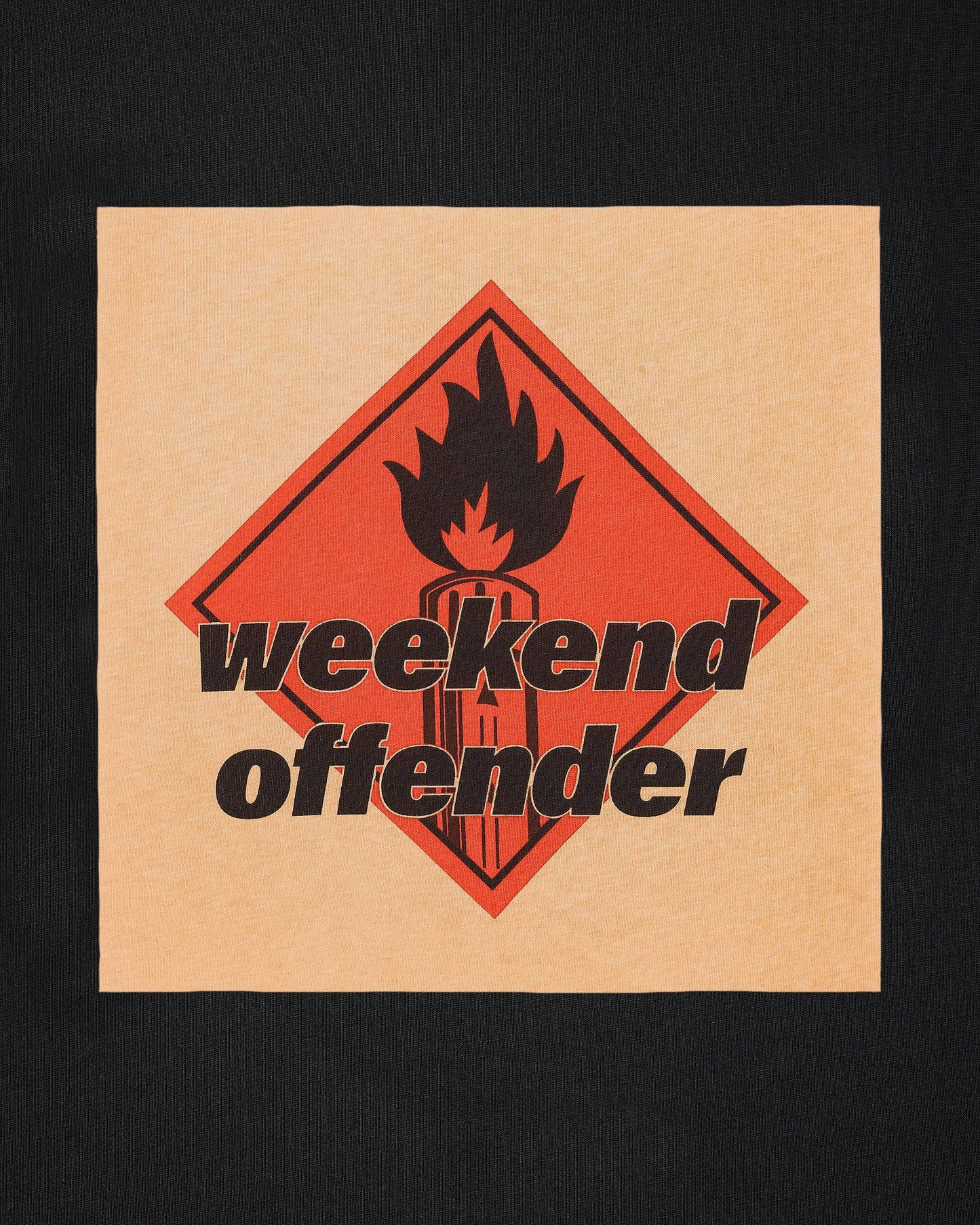 Weekend Offender Blue Lines Graphic T-Shirt Black - RD1 Clothing