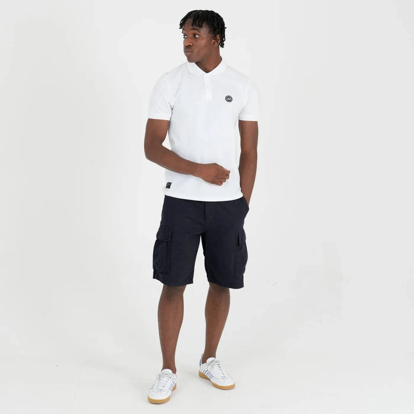 Peaceful Hooligan Container Shorts Navy - RD1 Clothing