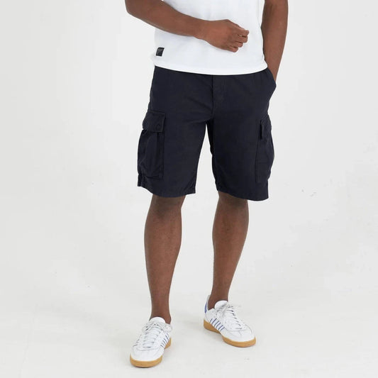 Peaceful Hooligan Container Shorts Navy - RD1 Clothing