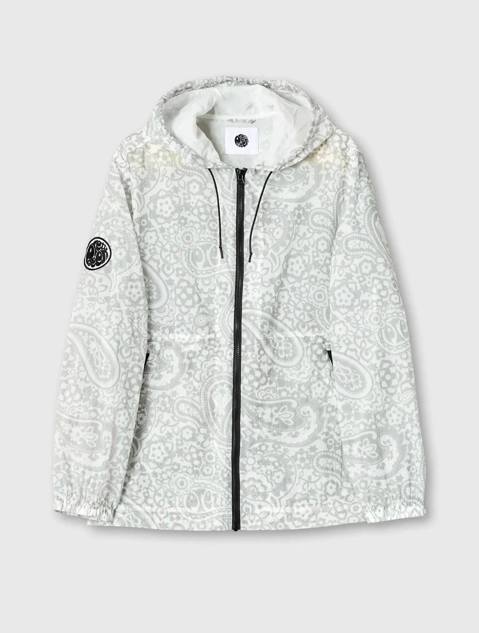 Pretty Green Anchorage Paisley Lightweight Jacket In Grey - RD1 Clothing