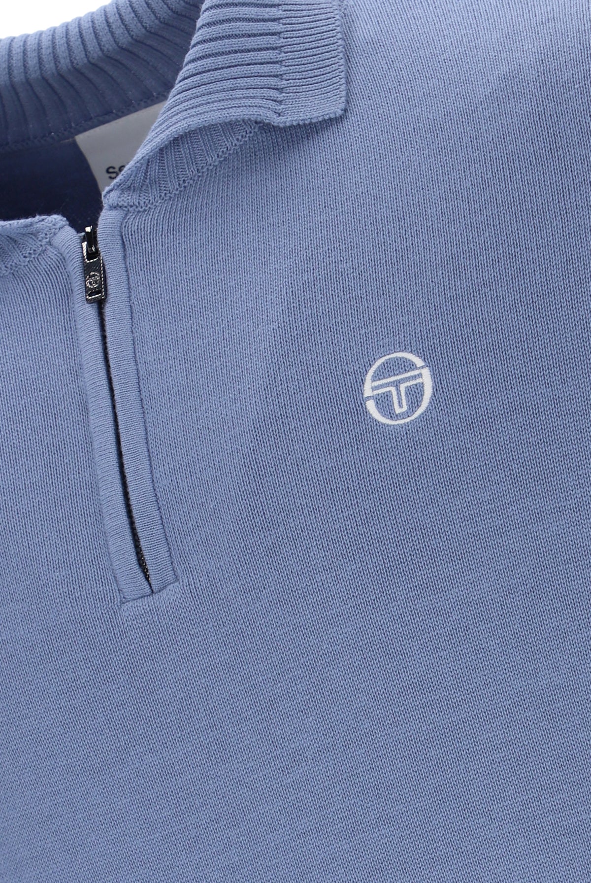 Sergio Tacchini Roberto Knitted Longsleeve Polo Country Blue