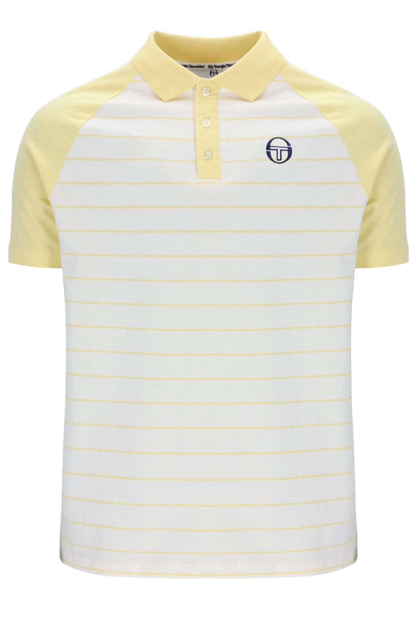 Sergio Tacchini Sandro Polo In Pale Banana/ White - RD1 Clothing