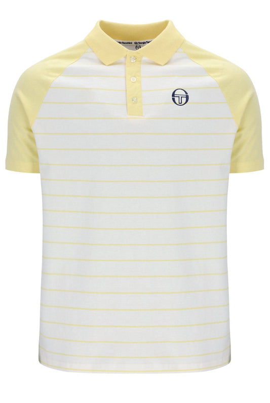 Sergio Tacchini Sandro Polo In Pale Banana/ White - RD1 Clothing